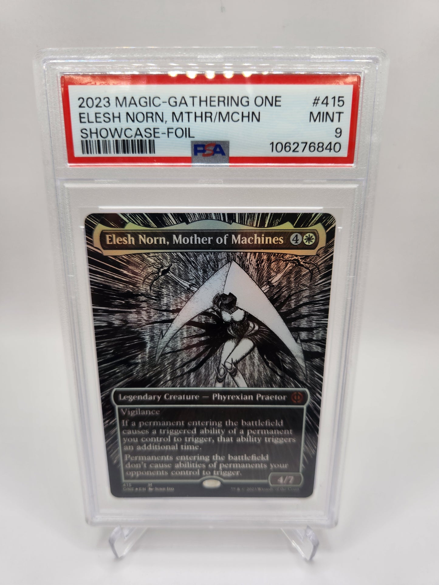 2023 Elesh Norn, Mother of Machines Showcase (Foil) PSA 9
