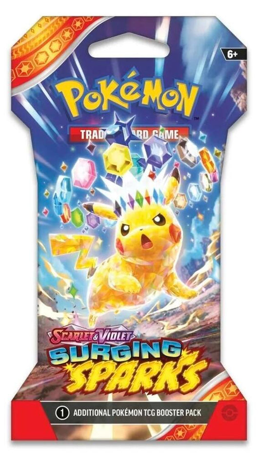 Surging Sparks Sleeved Booster Pack - (Scarlet & Violet - SV08) image 0