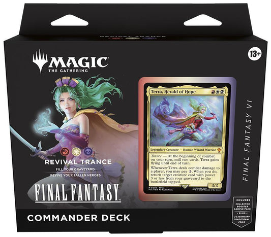 FINAL FANTASY Commander Deck - FINAL FANTASY VI Revival Trance image 0