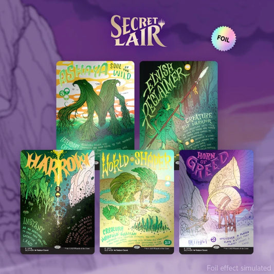 Secret Lair Drop: Our Boss is on Vacation Superdrop: Garden Buds - Rainbow Foil Edition