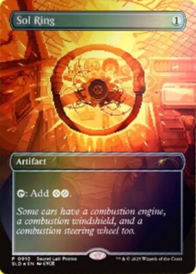Secret Lair Drop: Secret Lair Promo: Sol Ring - Rainbow Foil Edition