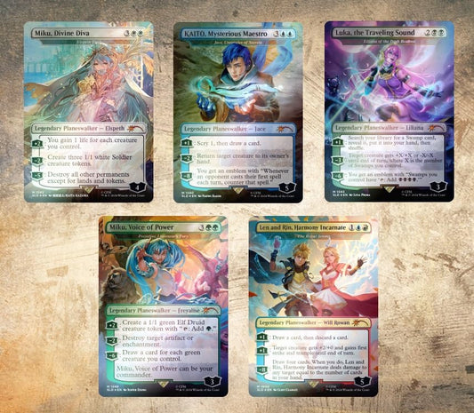 Secret Lair Drop: Secret Lair x Hatsune Miku: Electric Entourage EN - Rainbow Foil Edition