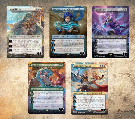 Secret Lair Drop: Secret Lair x Hatsune Miku: Electric Entourage JP - Rainbow Foil Edition