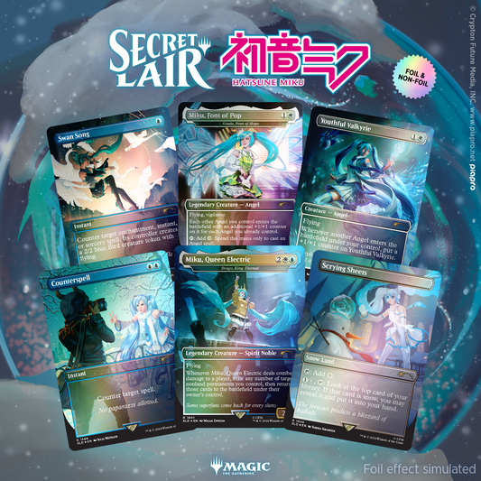 Secret Lair Drop: Secret Lair x Hatsune Miku: Winter Diva EN - Rainbow Foil Edition