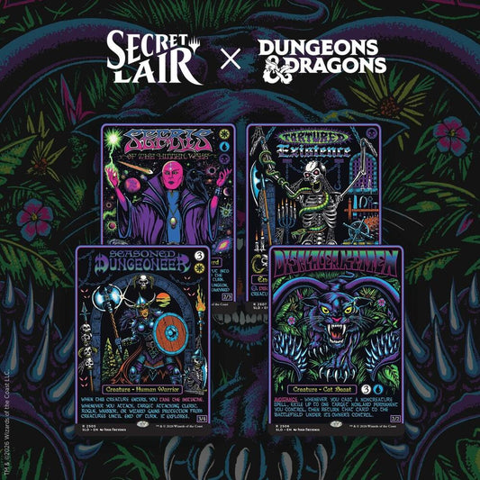 Secret Lair x Dungeons & Dragons: Black Lights & Dark Dungeons - Non-Foil Edition