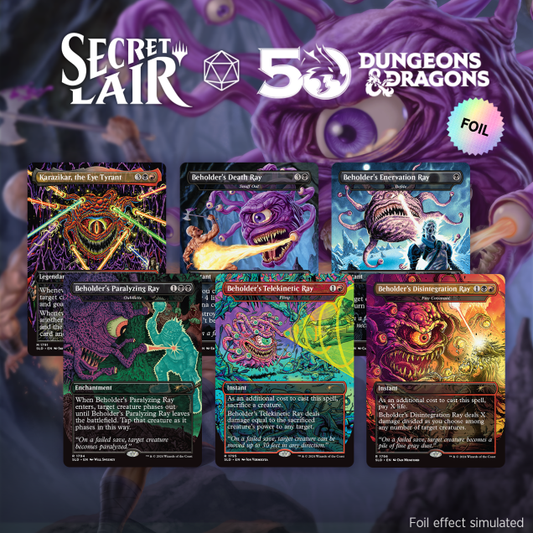 Secret Lair x Dungeons & Dragons: Death is in the Eyes of the Beholder II - Rainbow Foil Edition