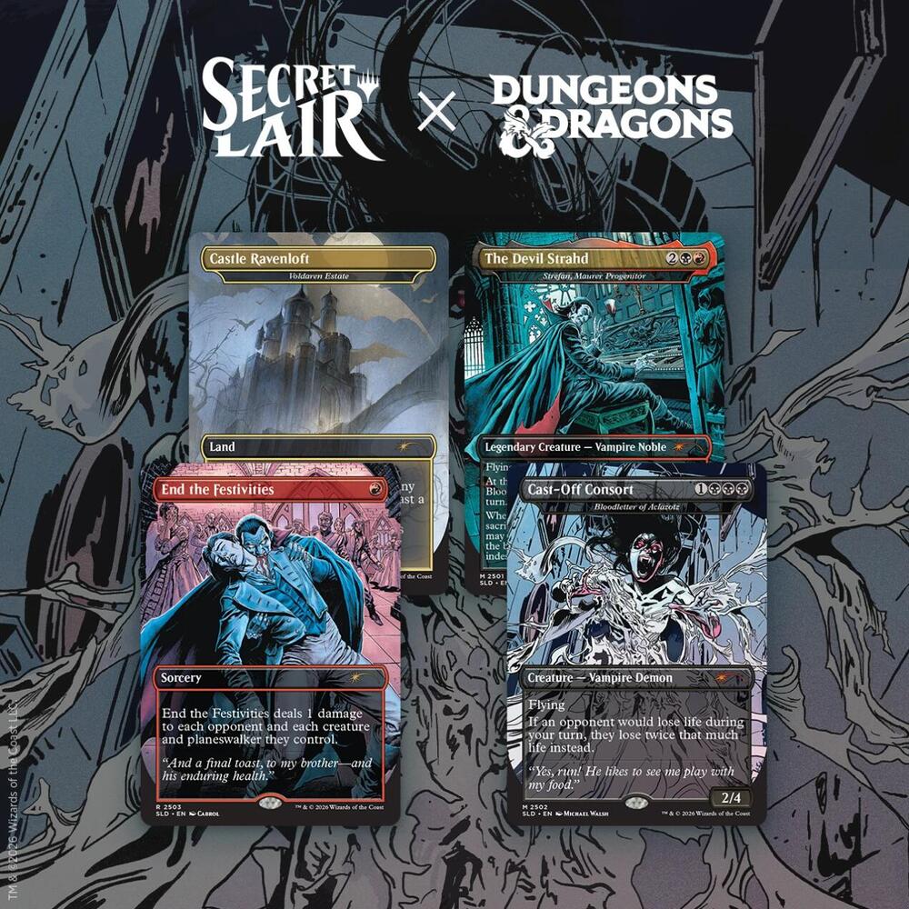 Secret Lair x Dungeons & Dragons: Strahd’s Descent - Non-Foil Edition