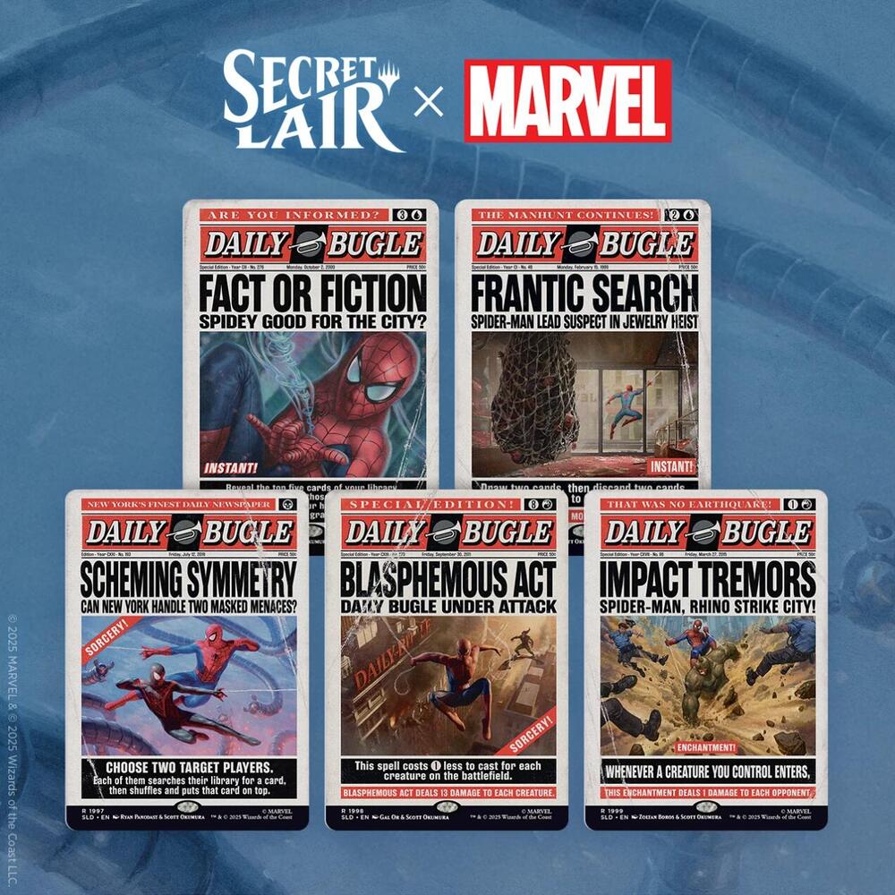 Secret Lair x Marvel's Spider-Man: Daily Bugle Breaking News - Non-Foil Edition
