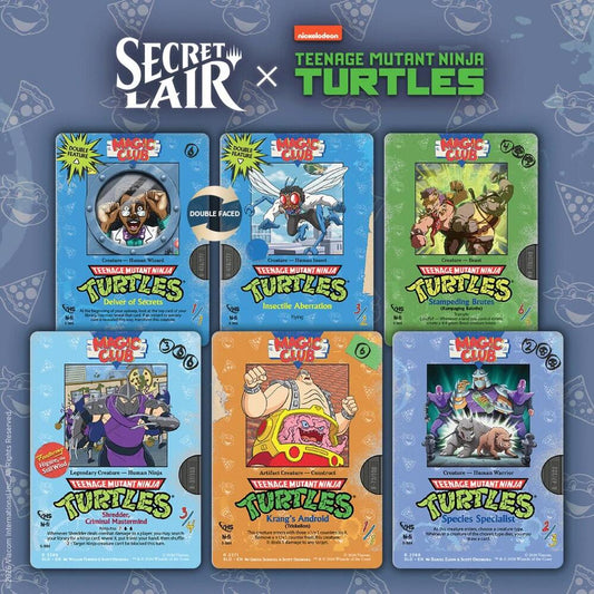 Secret Lair x Teenage Mutant Ninja Turtles: VHS Villains - Non-Foil Edition